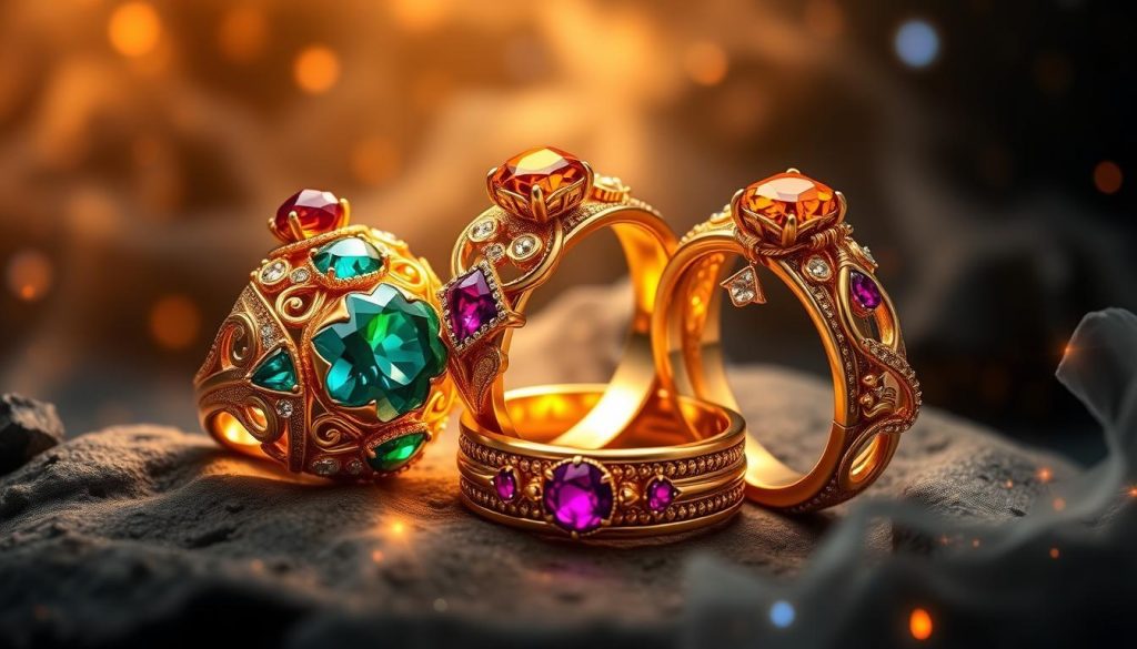 wealth rings and love rings