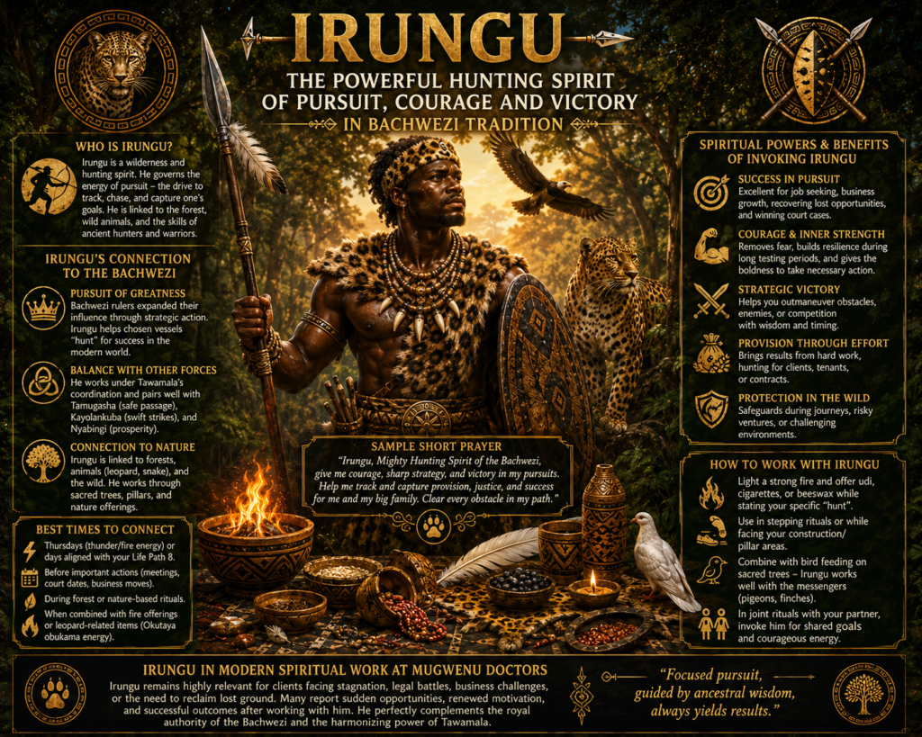 Irungu: The Powerful Hunting Spirit of Pursuit, Courage and Victory