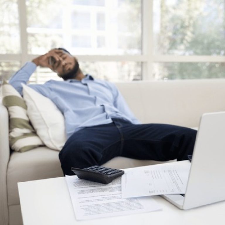 exhausted-african-american-man-sleeping-600nw-2432719443